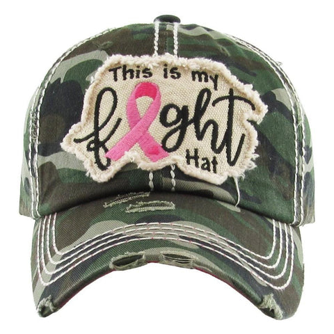 Camo This is My Fight Hat