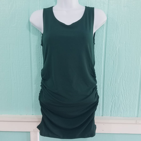 Side Ruched Sleeveless Top