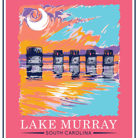 Painted Lake Murray - Coral Silk, CUSTOM