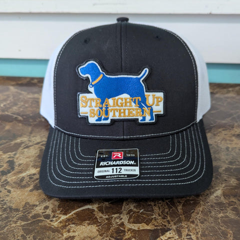 Straight Up Southern Black/White Hat