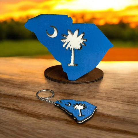 Wood Engraved Palmetto State Items