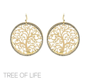 THE FILIGREE TREE OF LIFE EARRINGS | GOLD