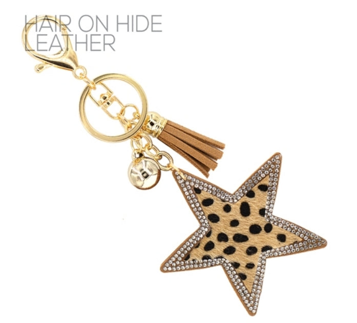 THE CRYSTAL STAR KEYCHAIN | CHEETAH