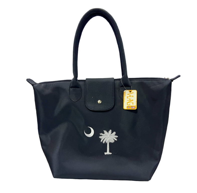 THE PALMETTO MOON TOTE | BLACK