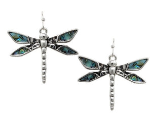 THE ABALONE DRAGONFLY EARRINGS | IRIDESCENT