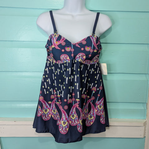 Tankini, Navy, M