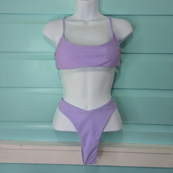 Bikini, High Cut Lavender, XL