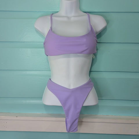 Bikini, High Cut Lavender, XL