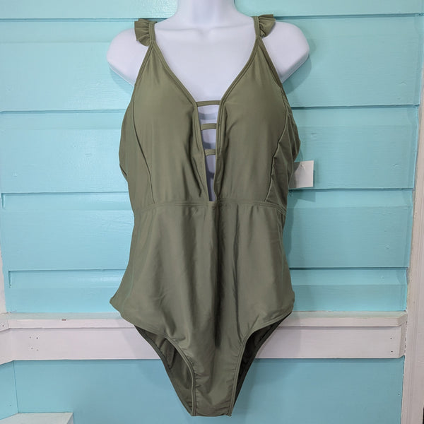 One Piece, Green, 4XL
