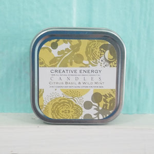 Citrus Basil & Wild Mint Soy Lotion Candle