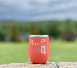 Wine Tumbler, Coral