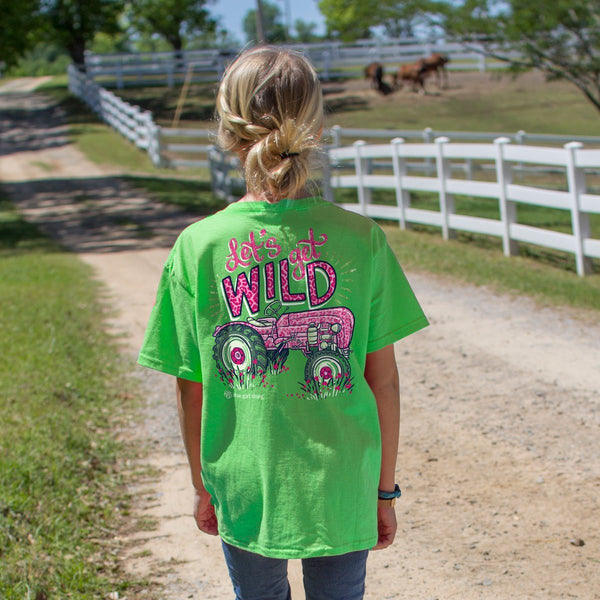 Leopard Tractor Tee, Youth