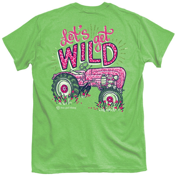 Leopard Tractor Tee, Youth