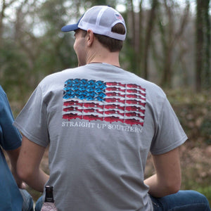 USA Fish Flag Tee